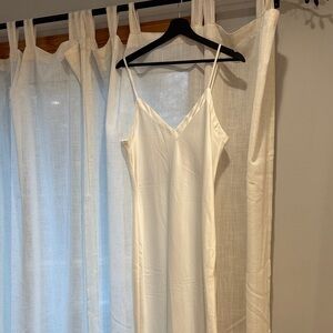 Le Rose White Slip Dress